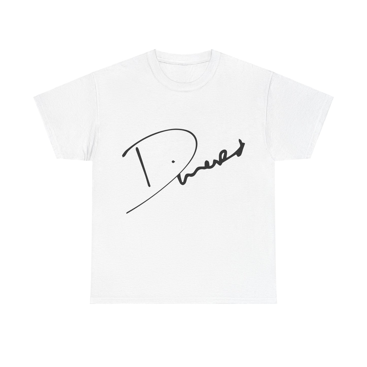 Dinero Signature Tee - Middle Black Signature