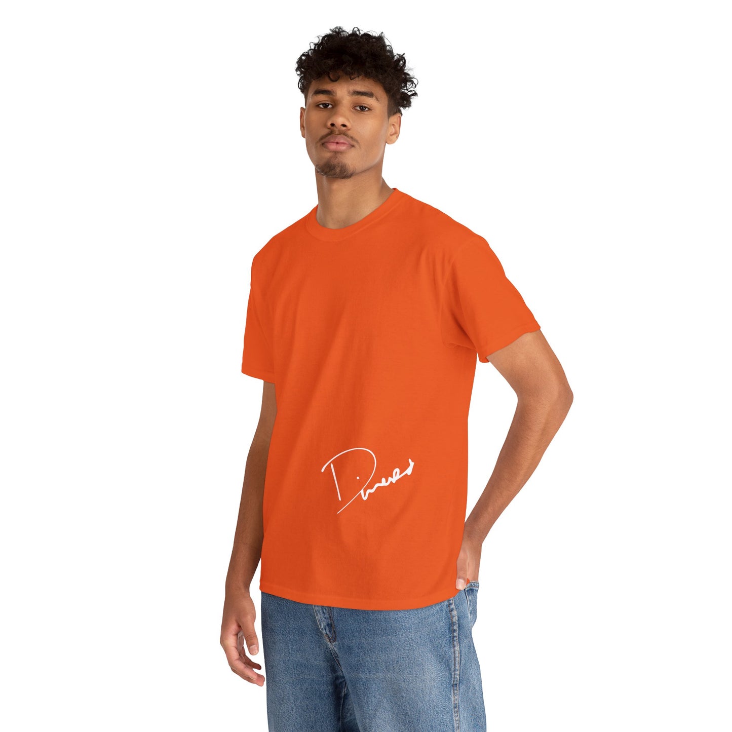 Dinero Signature Tee - Bottom White Signature