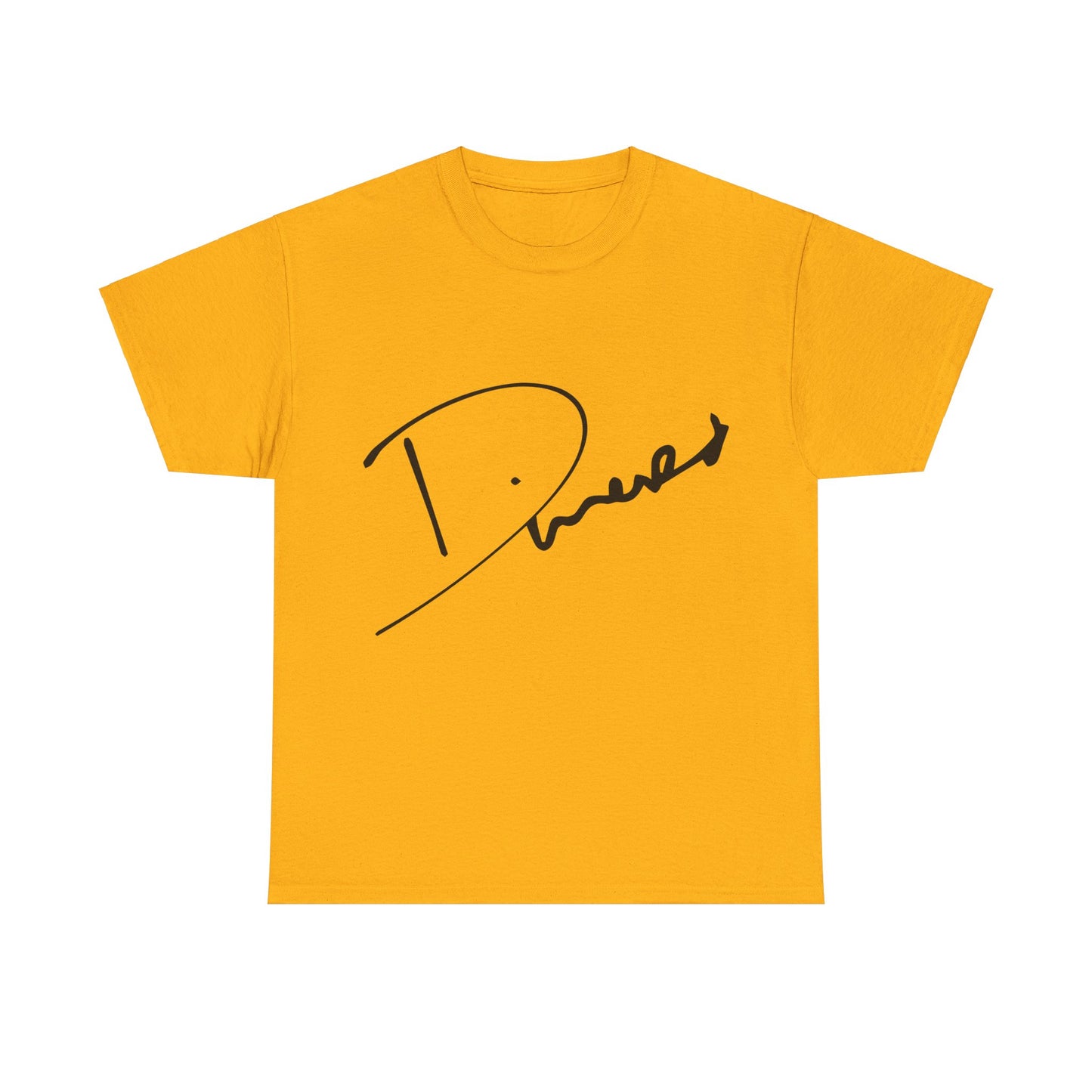 Dinero Signature Tee - Middle Black Signature