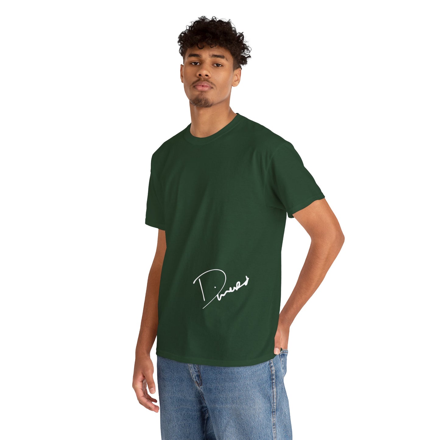 Dinero Signature Tee - Bottom White Signature