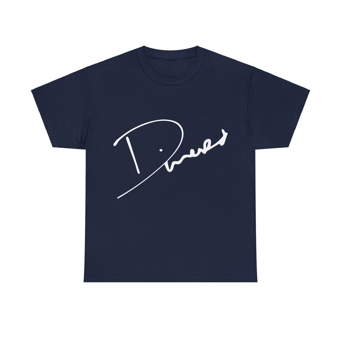 Dinero Signature Tee - Middle White Signature