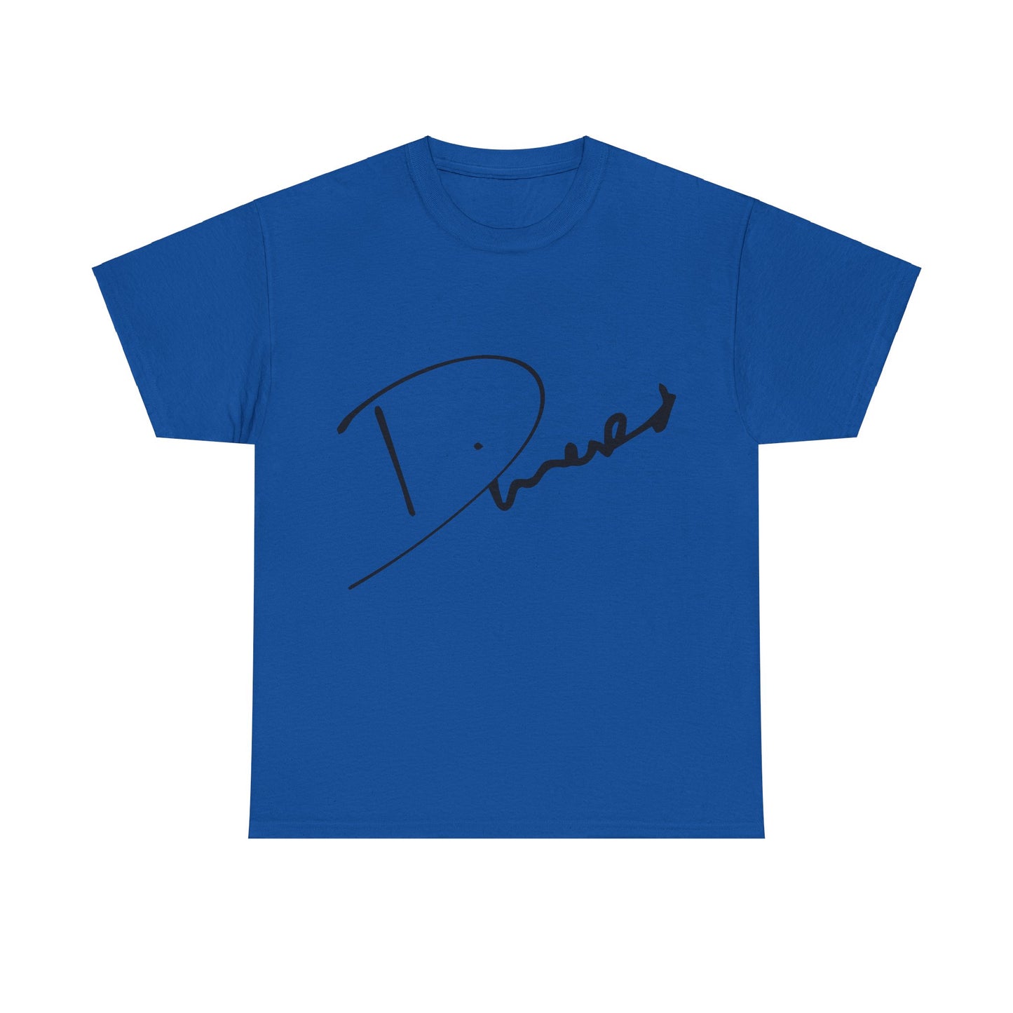 Dinero Signature Tee - Middle Black Signature