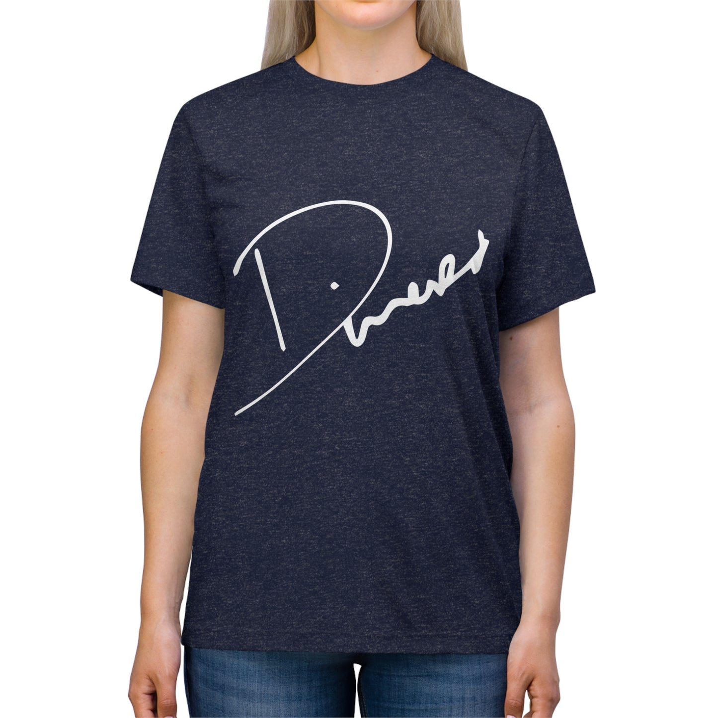 Dinero Middle White Signature Tee  - Bella