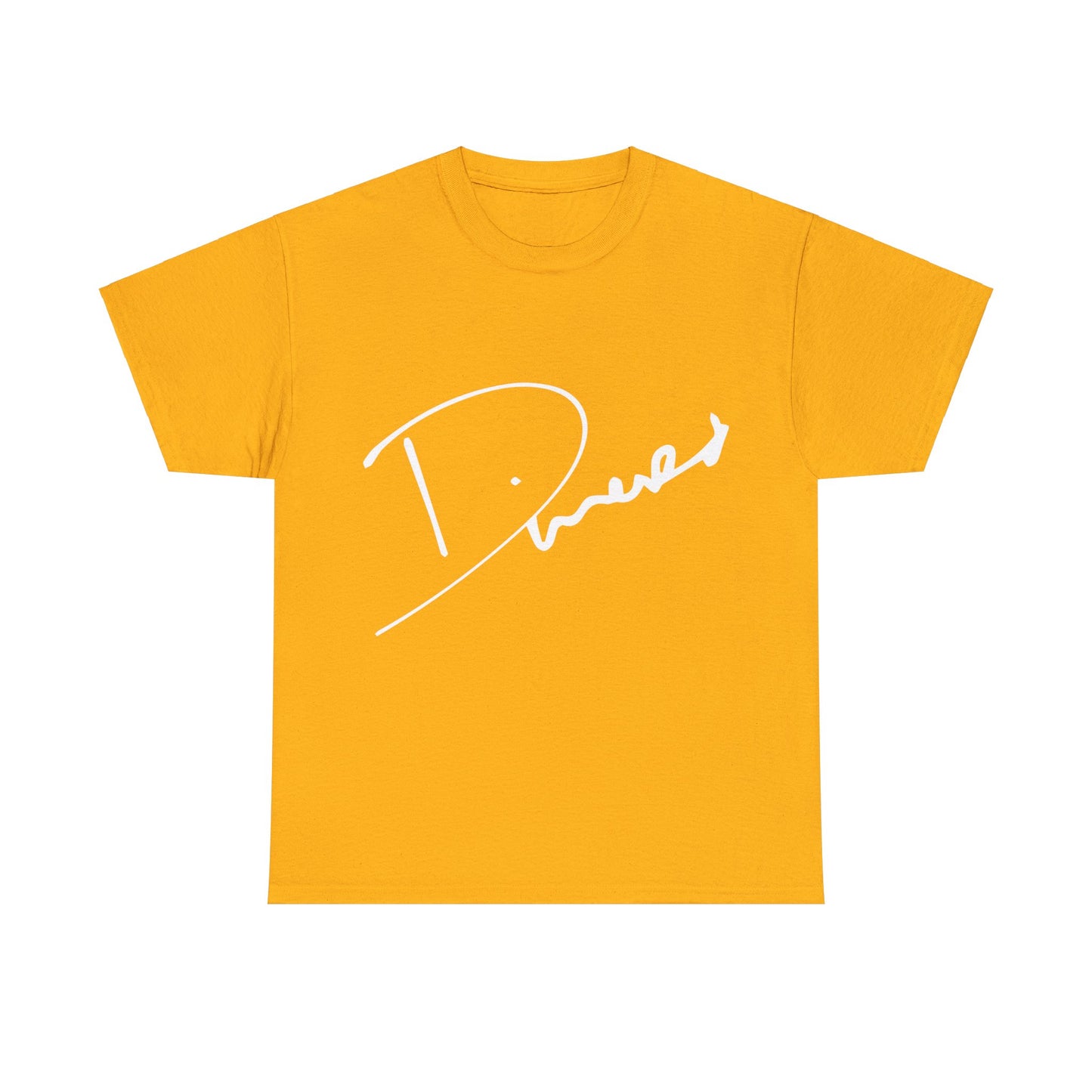 Dinero Signature Tee - Middle White Signature