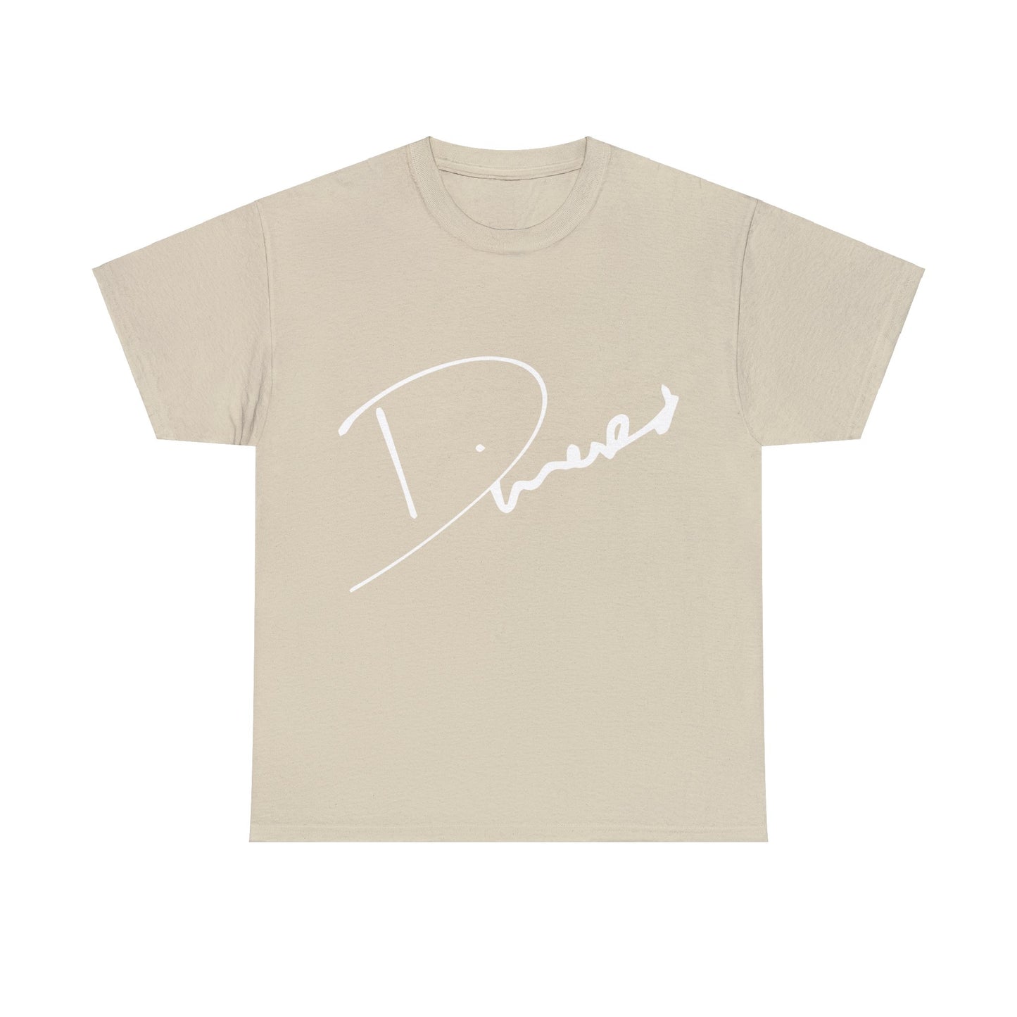 Dinero Signature Tee - Middle White Signature