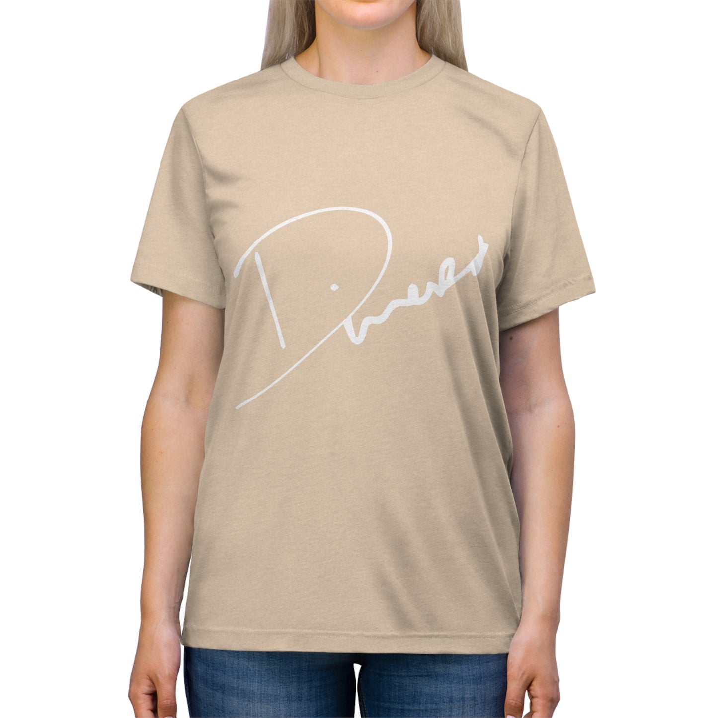 Dinero Middle White Signature Tee  - Bella