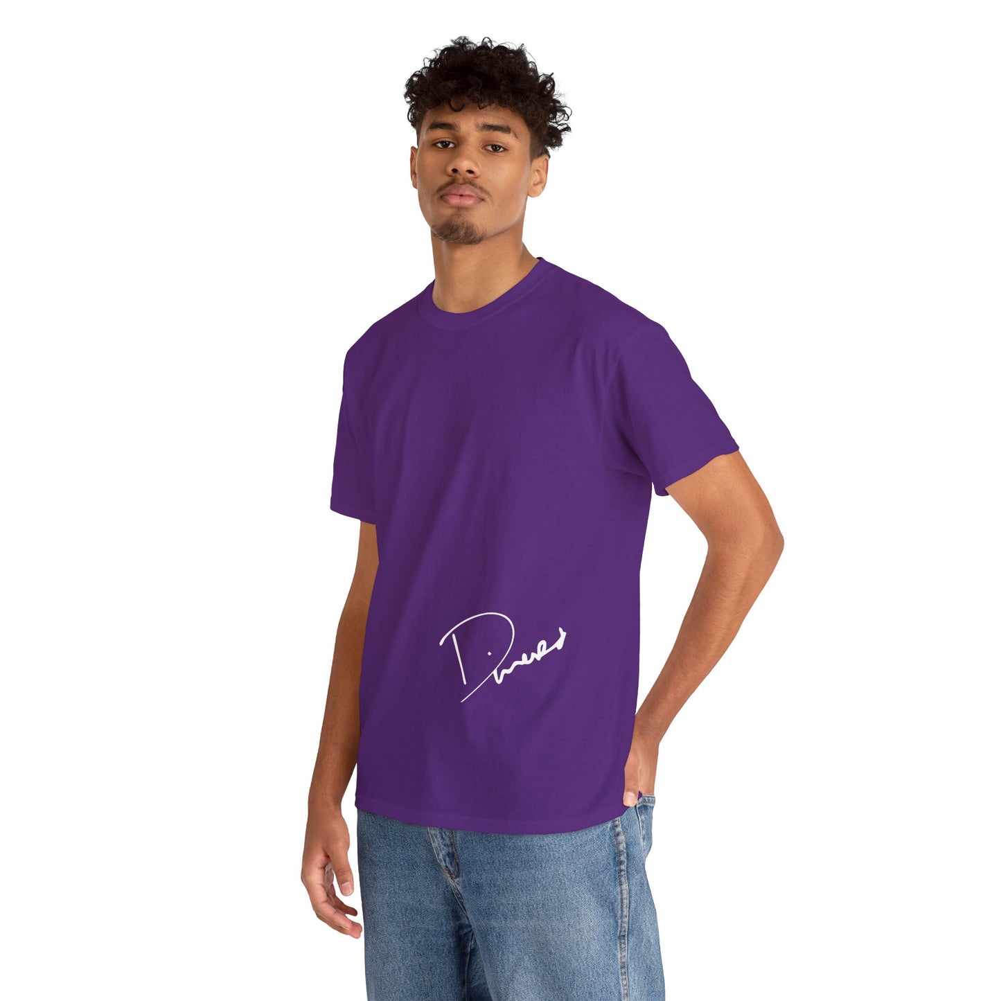 Dinero Signature Tee - Bottom White Signature