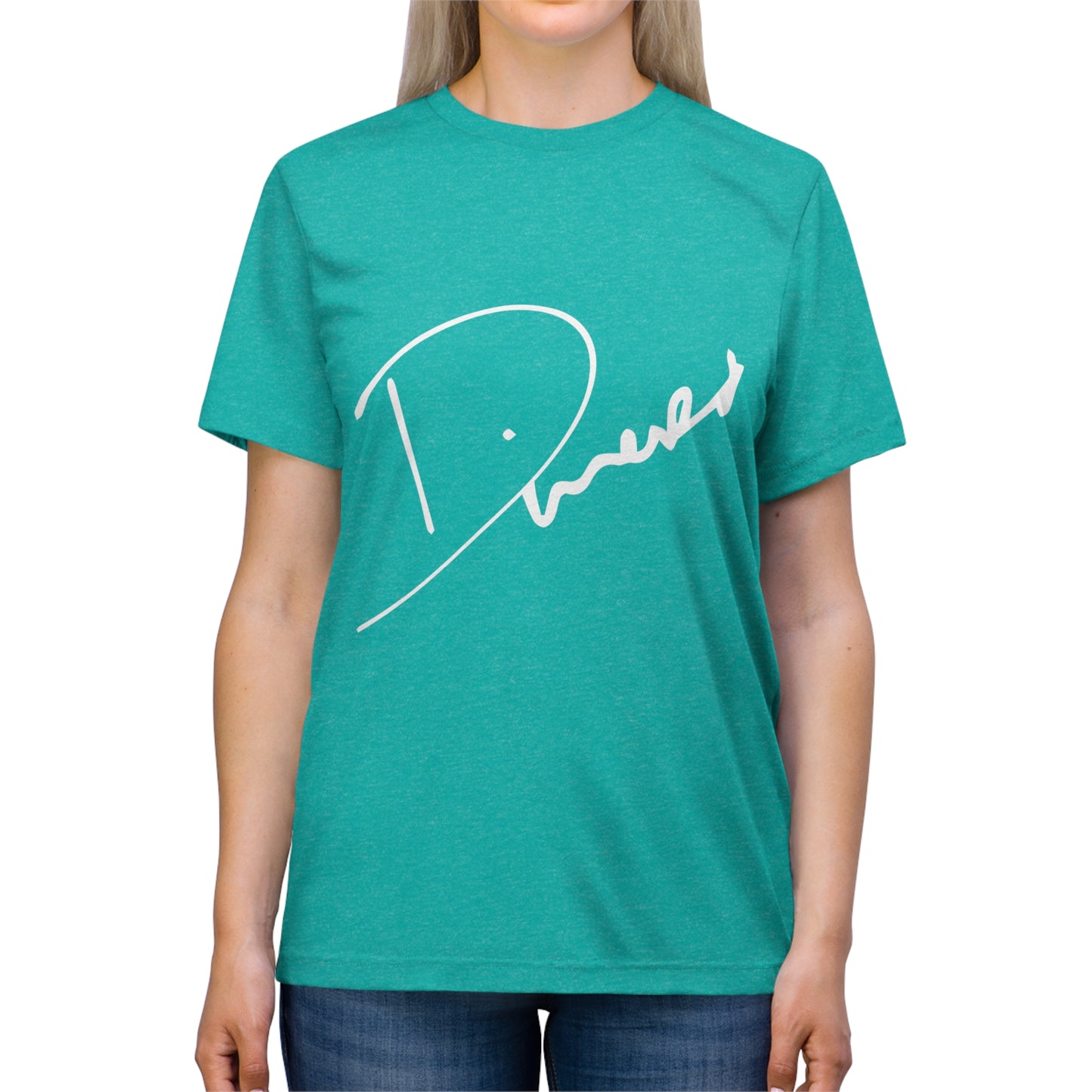 Dinero Middle White Signature Tee  - Bella