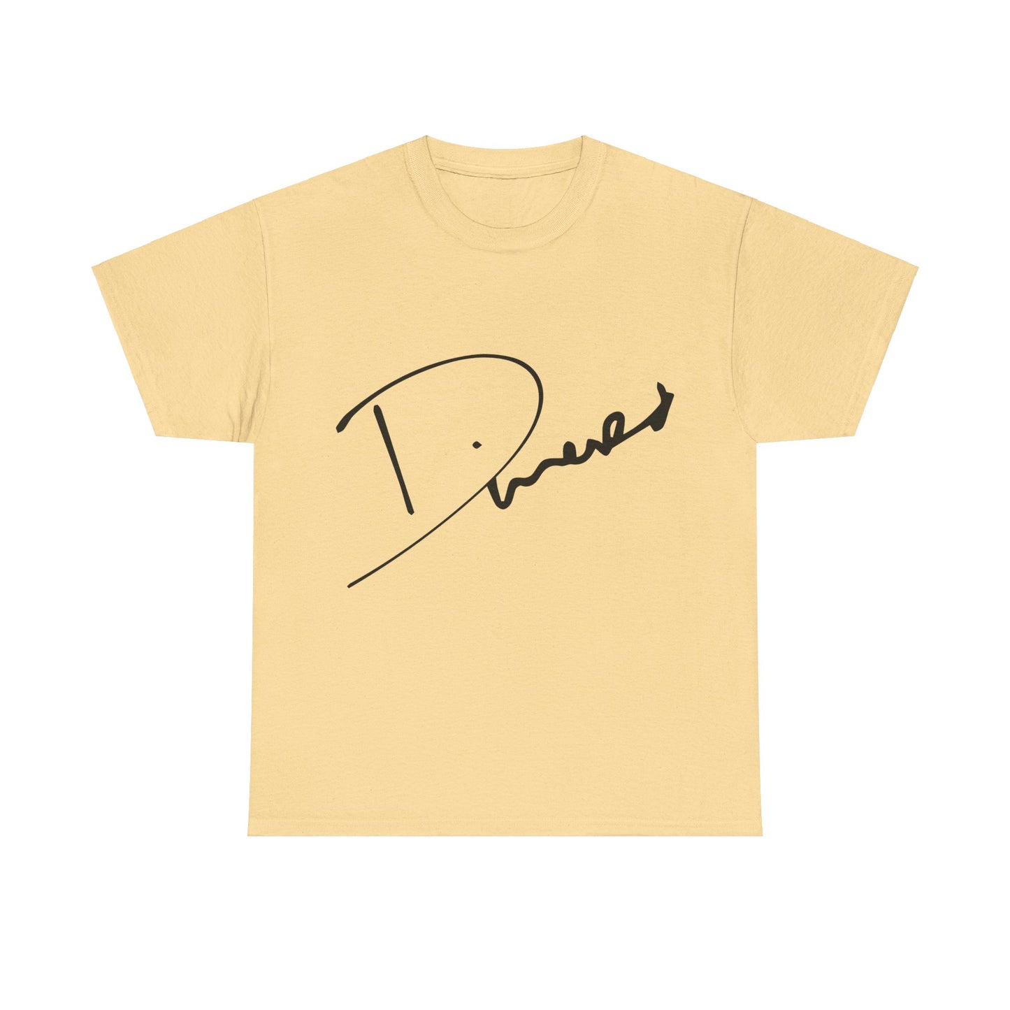 Dinero Signature Tee - Middle Black Signature