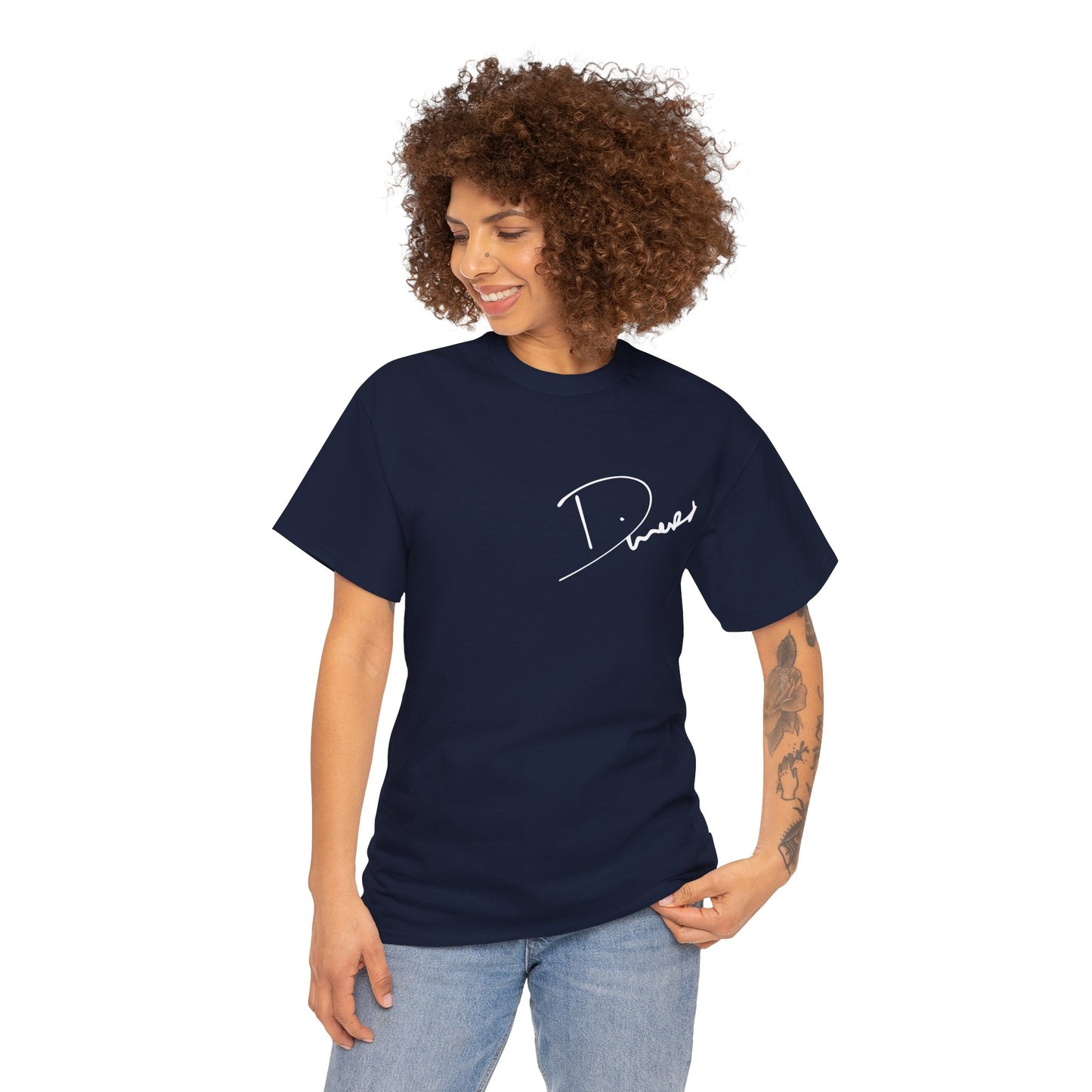 Dinero Signature Tee - Pocket White Signature