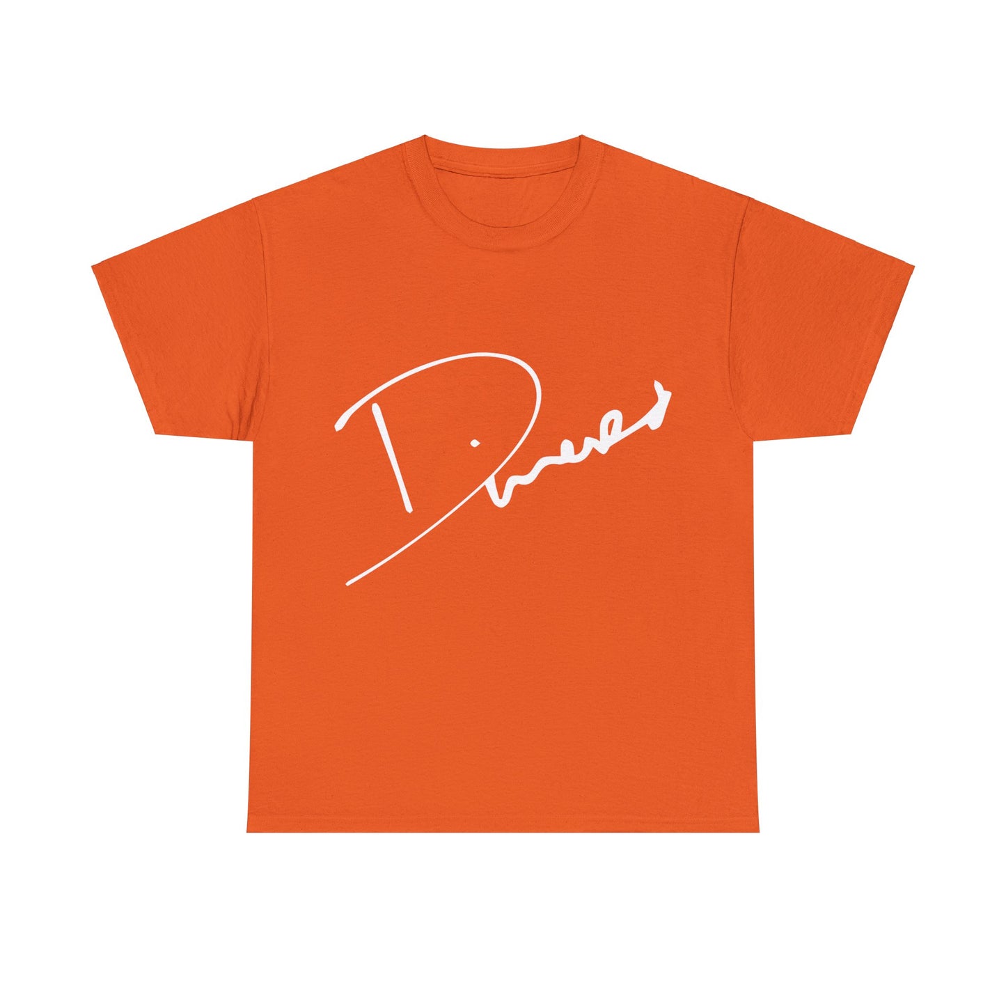 Dinero Signature Tee - Middle White Signature