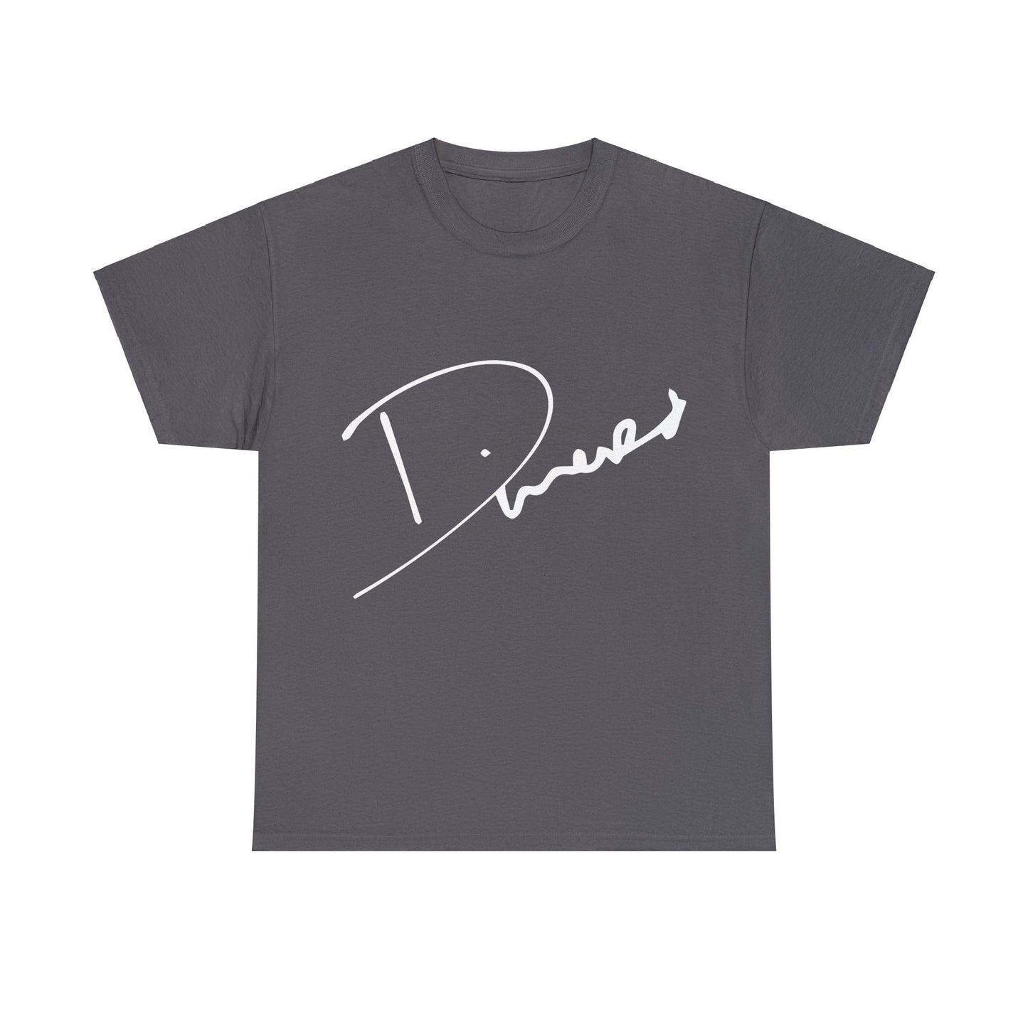 Dinero Signature Tee - Middle White Signature