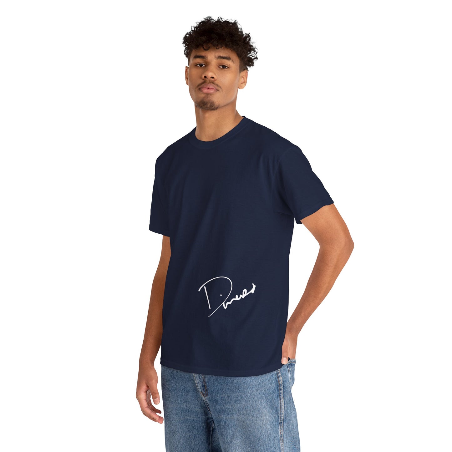 Dinero Signature Tee - Bottom White Signature