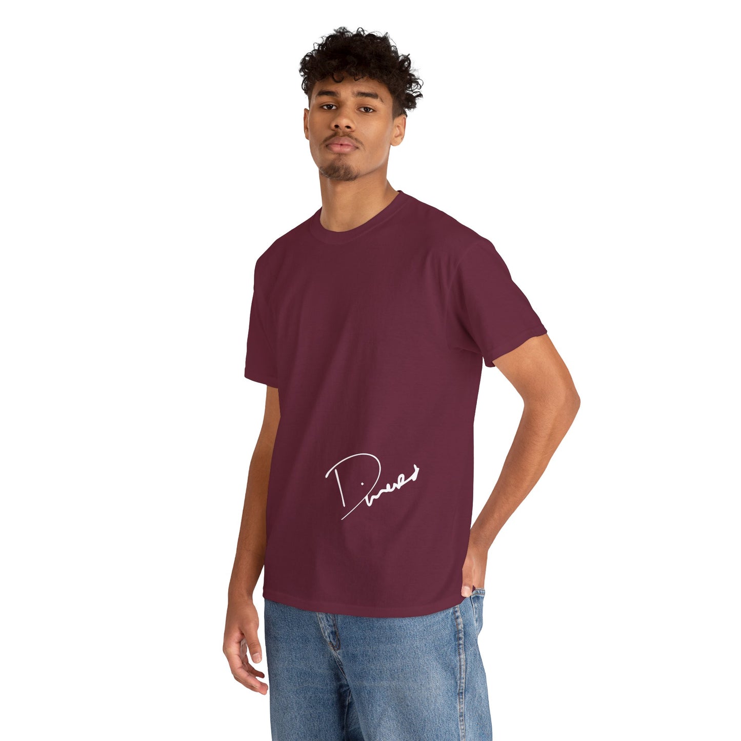 Dinero Signature Tee - Bottom White Signature